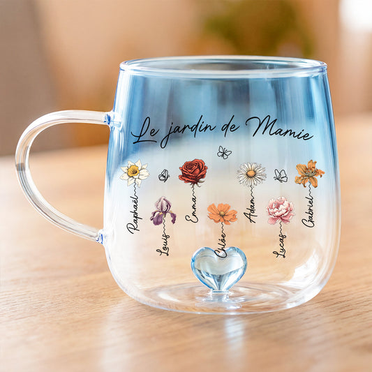 2966AFR1 mug en verre personnalise degrade le jardin de maman mamie 2966am8v5a_1