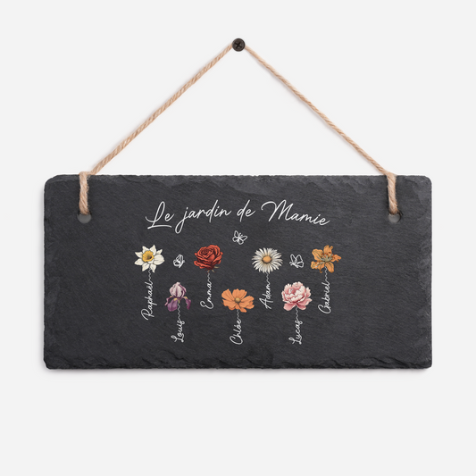 2966AFR1 plaque ardoise personnalisable decorative_ le jardin de mamie maman 2966ae8f5a