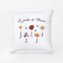 2966PFR1 le jardin de mamie florale coussin mamie original