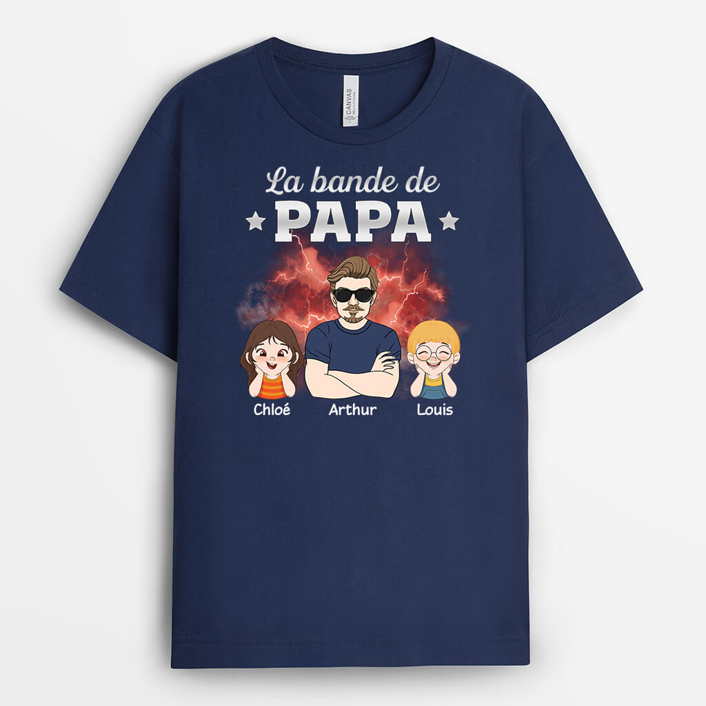 2985AFR2 la bande a papy cool version tonnerre tee shirt grand pere original