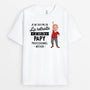 2988AFR1 je suis un grand pere professionnel qui danse t shirt papy personnalise