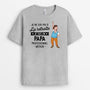 2988AFR2 je suis un grand pere professionnel qui danse t shirt papy personnalise