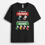 2998AFR1 dabord maman maintenant mamie version bas de noel t shirt noel personnalise pour mamie