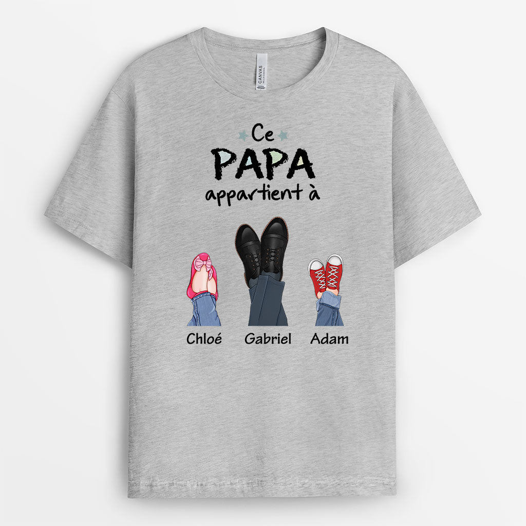 3012AFR2 ce papy appartient a version chaussures avec jeans tee shirt personnalise papy