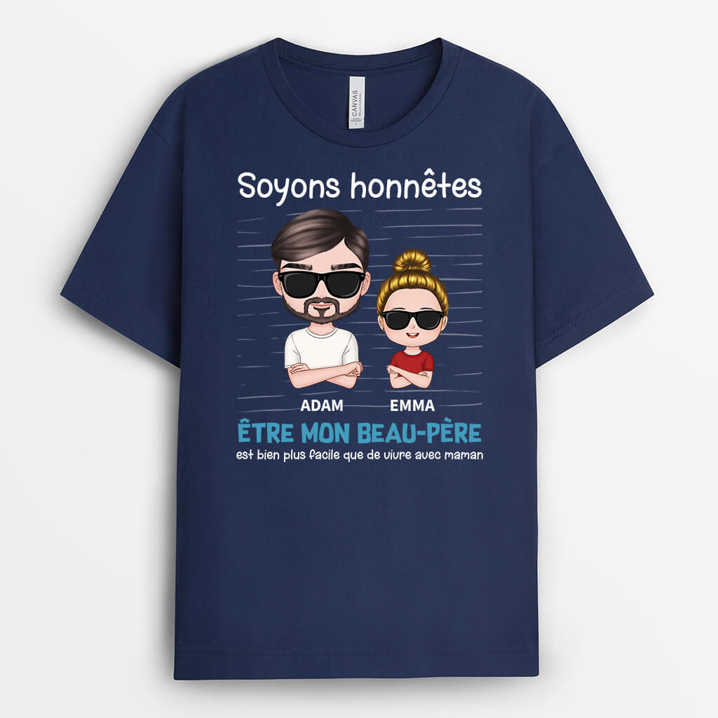 Shirt Personnalisé T Shirt Beau Pere T-shirt Beau-père