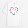 3017AFR1 mamie version lumieres de noel t shirt mamie personnalisable