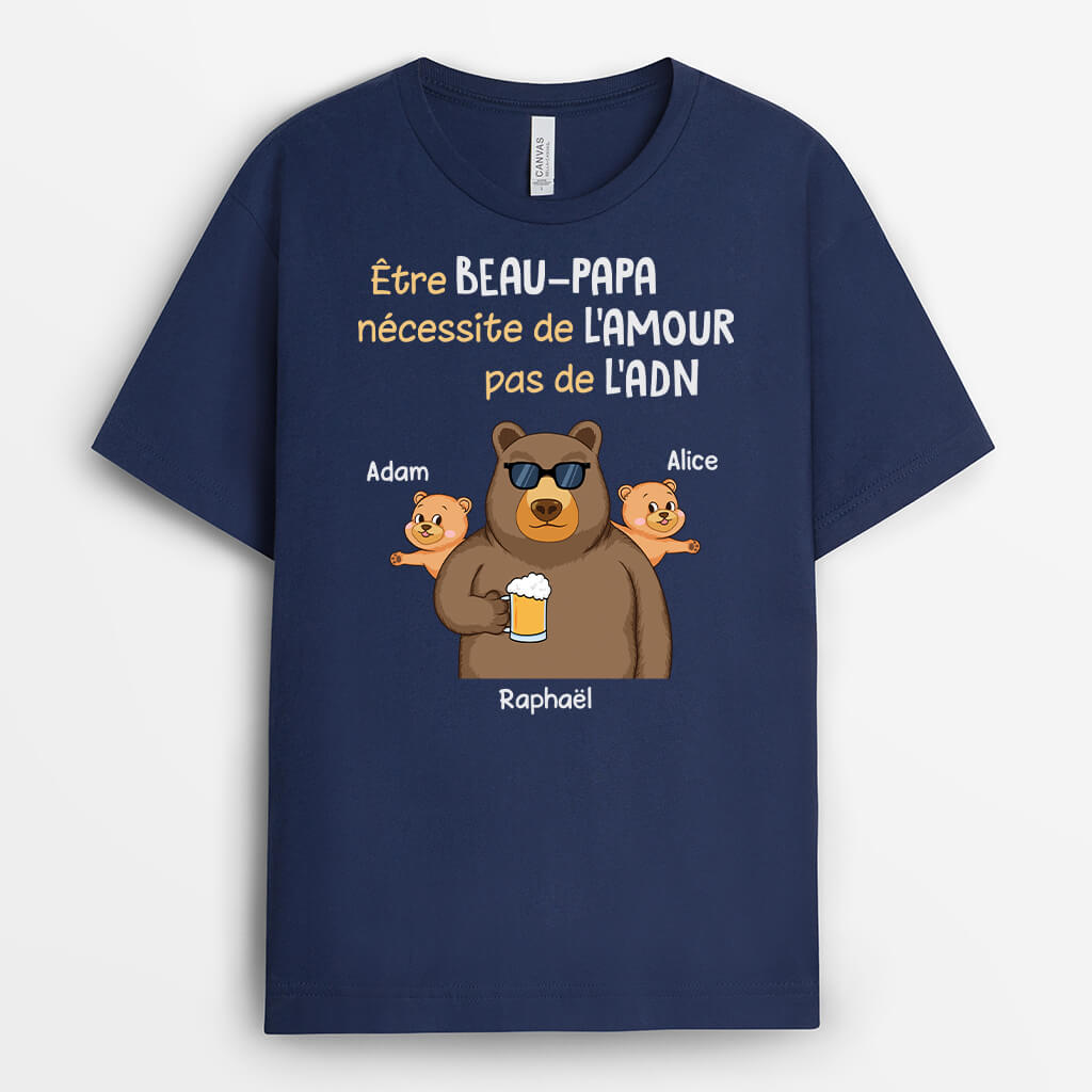 3020AFR2 etre beau pere necessite de lamour t shirt pour beau pere personnalise