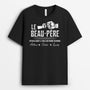 3021AFR1 beau pere officiellement le meilleur homme du monde t shirt beau pere personnalise