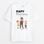 3026AFR1 definition de papa qui danse t shirt personnalise pour papa