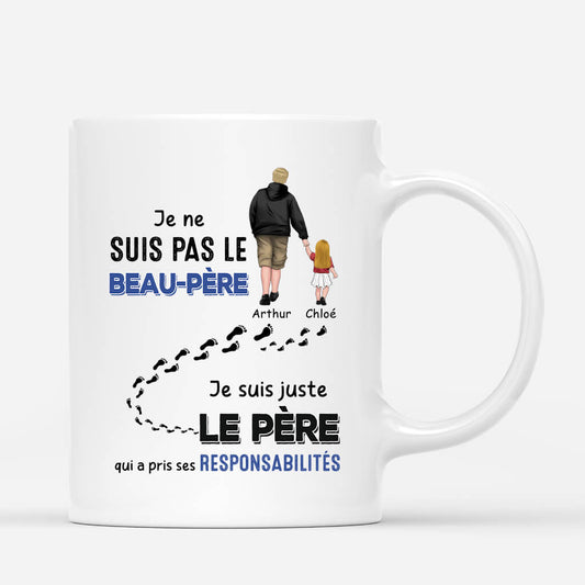 3032MFR1 je ne suis pas le beau pere mug personnalise pour beau pere