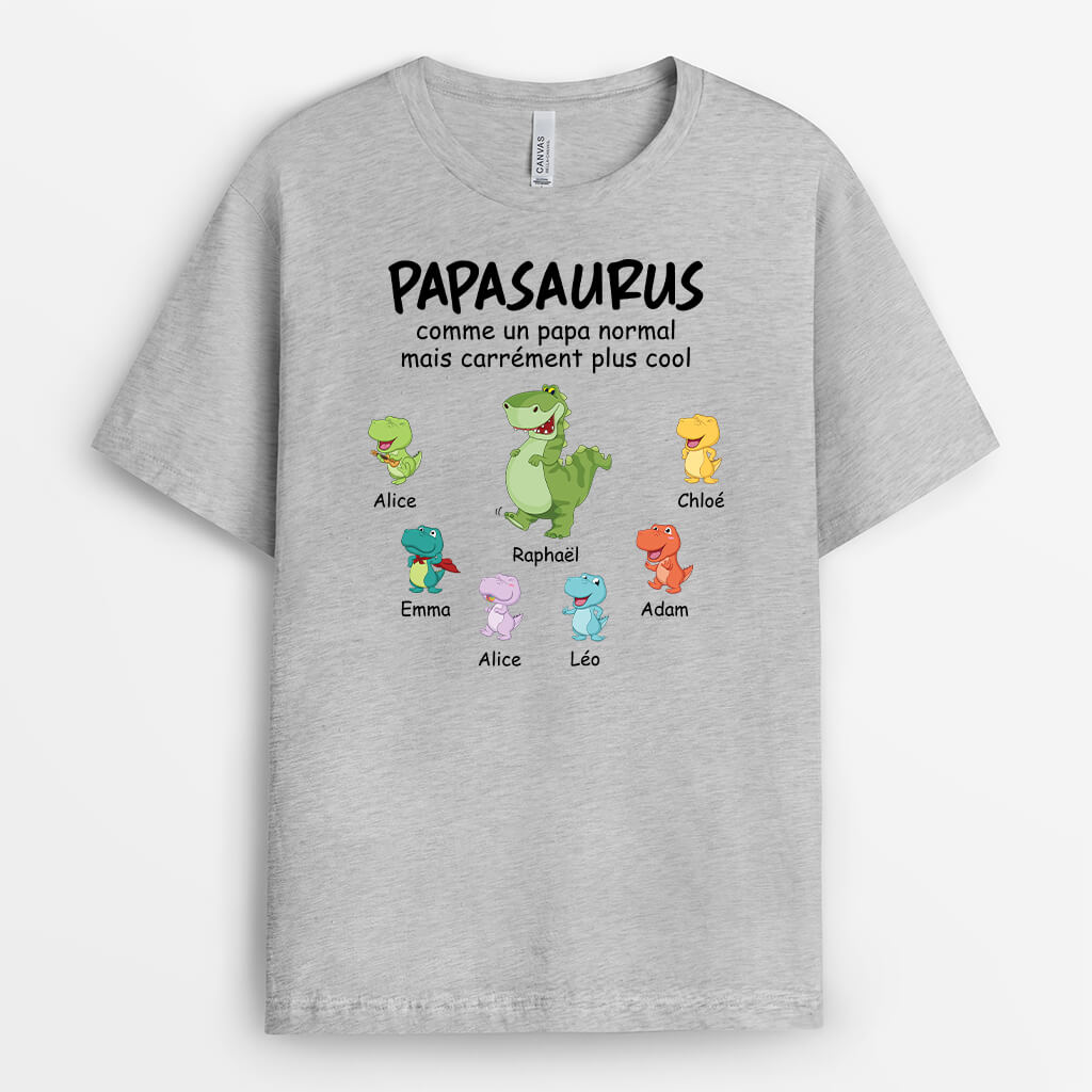 3033AFR2 mamiesaurus plus cool tee shirt pour papy personnalisable