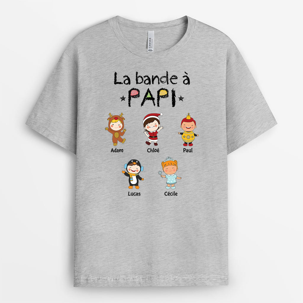 3059AFR2 la bande a mamie noel originale t shirt personnalise pour mamie