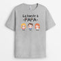 3069AFR2 la bande a papy version enfant au visage rond tee shirt papy personnalise