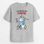 3082AFR2 la bande des manchots de papy tee shirt papy personnalisable