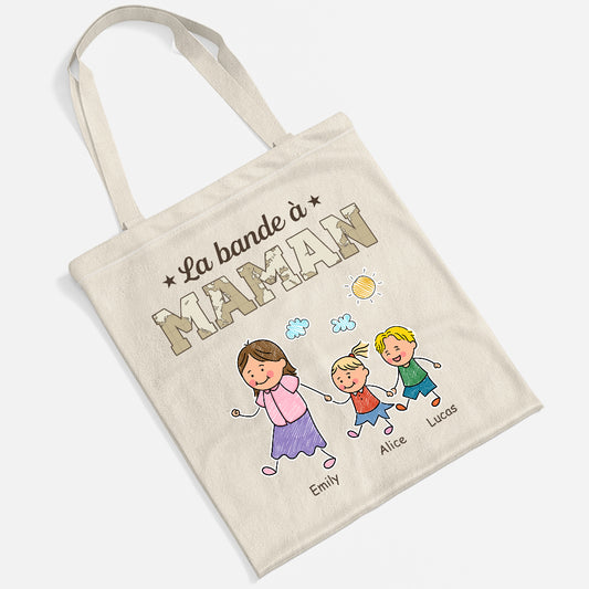 3089BFR1 tote bag personnalise mamie maman la bande a mamie avec enfant 3089bsp3b_2