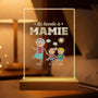3089LFR1 veilleuse personnalisee mamie maman la bande a mamie avec enfant 3089lsp3b