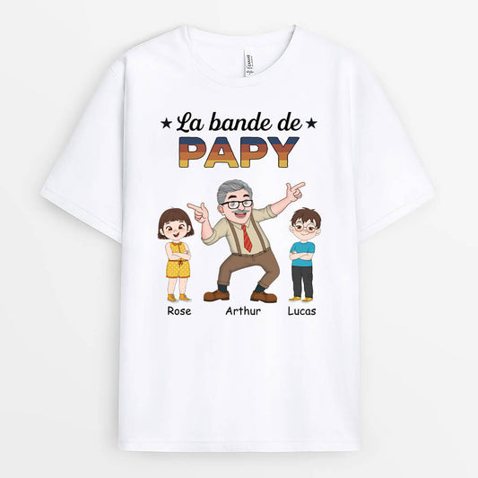 3094AFR1 la bande a papy rigolo tee shirt personnalise papy