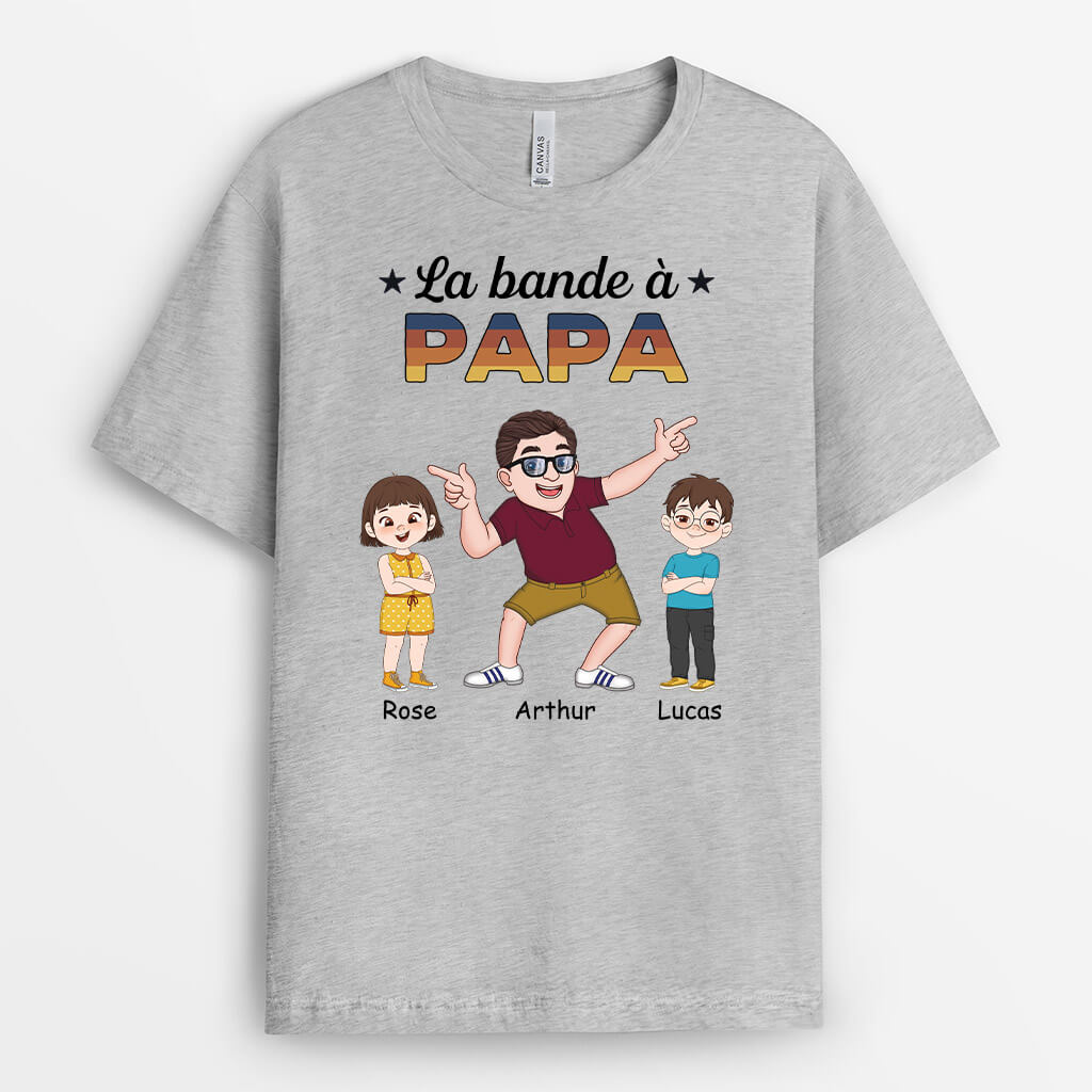 3094AFR2 la bande a papy rigolo tee shirt personnalise papy