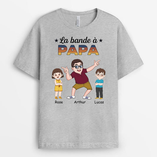 3094AFR2 la bande a papy rigolo tee shirt personnalise papy