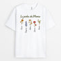 3097AFR1 le jardin de mamie retro t shirt personnalise mamie