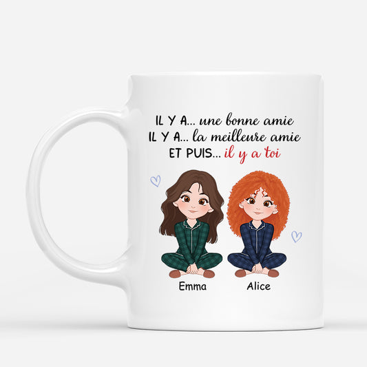 3111MFR1 il y a toi mug personnalise meilleure amie