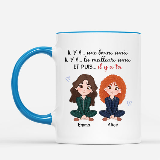 3111MFR2 il y a toi mug personnalise meilleure amie