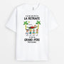 3139AFR1 je suis un papy professionnel version hawai t shirt personnalise papy pour la retraite