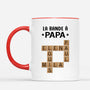 3142MFR2 la bande a papy avec mots croises mug pour papy personnalisee