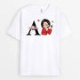 3155AFR1 a pour amelia charmante t shirt femme personnalise