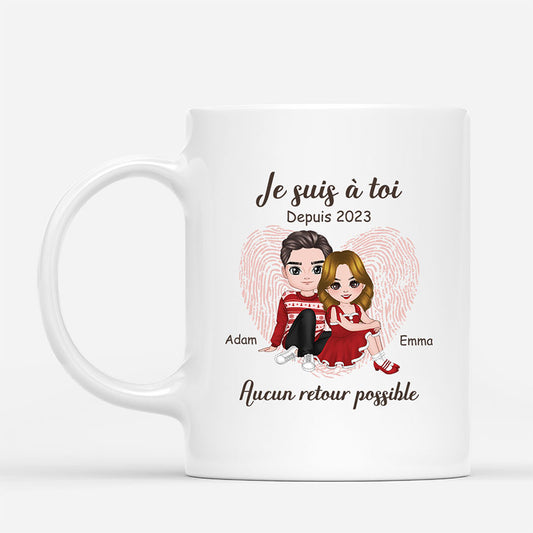 3168MFR1 je suis a toi aucun retour possible mug pour couple personnalise_1
