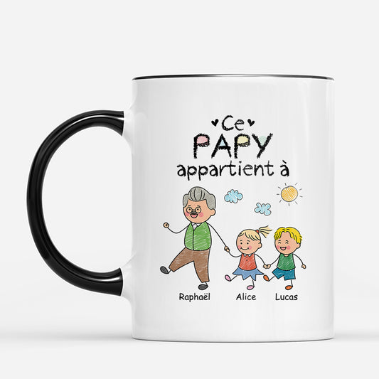 3175MFR2 mug personnalise famille la bande a maman mamie papa papy 3175m8p8a