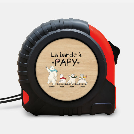 3181OFR1 metre ruban personnalisable la bande a papy ours blanc 3181okm7b