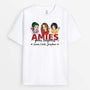 3185AFR1 meilleures amies pour toujours tenant des verres de vin t shirt personnalise amitie