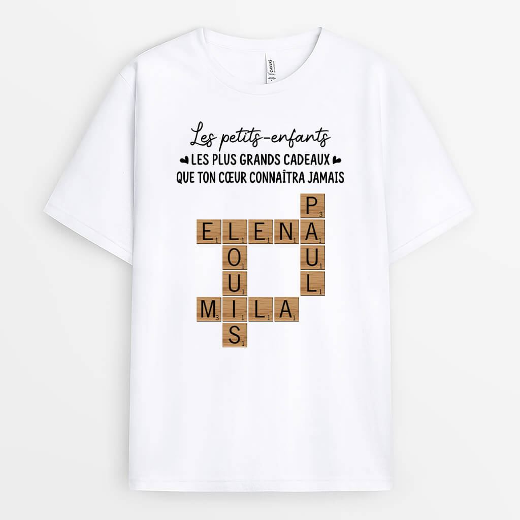 3192AFR2 le plus grand cadeau que ton coeur connaitra jamais t shirt mamie personnalise