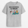 3195AFR2 nous gouvernons la maison version chats malins tee shirt chat personnalise