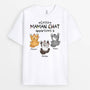 3205AFR1 cette maman ce papa appartient aux chats espiegles tee shirt chat personnalise