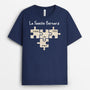 3240AFR2 la famille de smith version puzzle de noms tee shirt personnalise pour famille