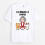 3243AFR1 la bande demma version chats mignons t shirt chat personnalis