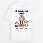3243AFR1 la bande demma version chiens mignons t shirt chien personnalis