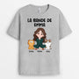 3243AFR2 la bande demma version chats mignons t shirt chat personnalis