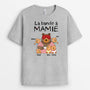 3263AFR1 la bande a mamie version famille dours avec pyjamas t shirt grand mere personnalise