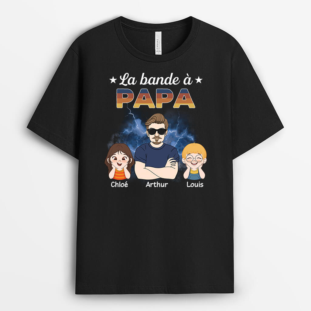 3281AFR2 ce papy appartient a avec les coeurs colores tee shirt papy personnalise