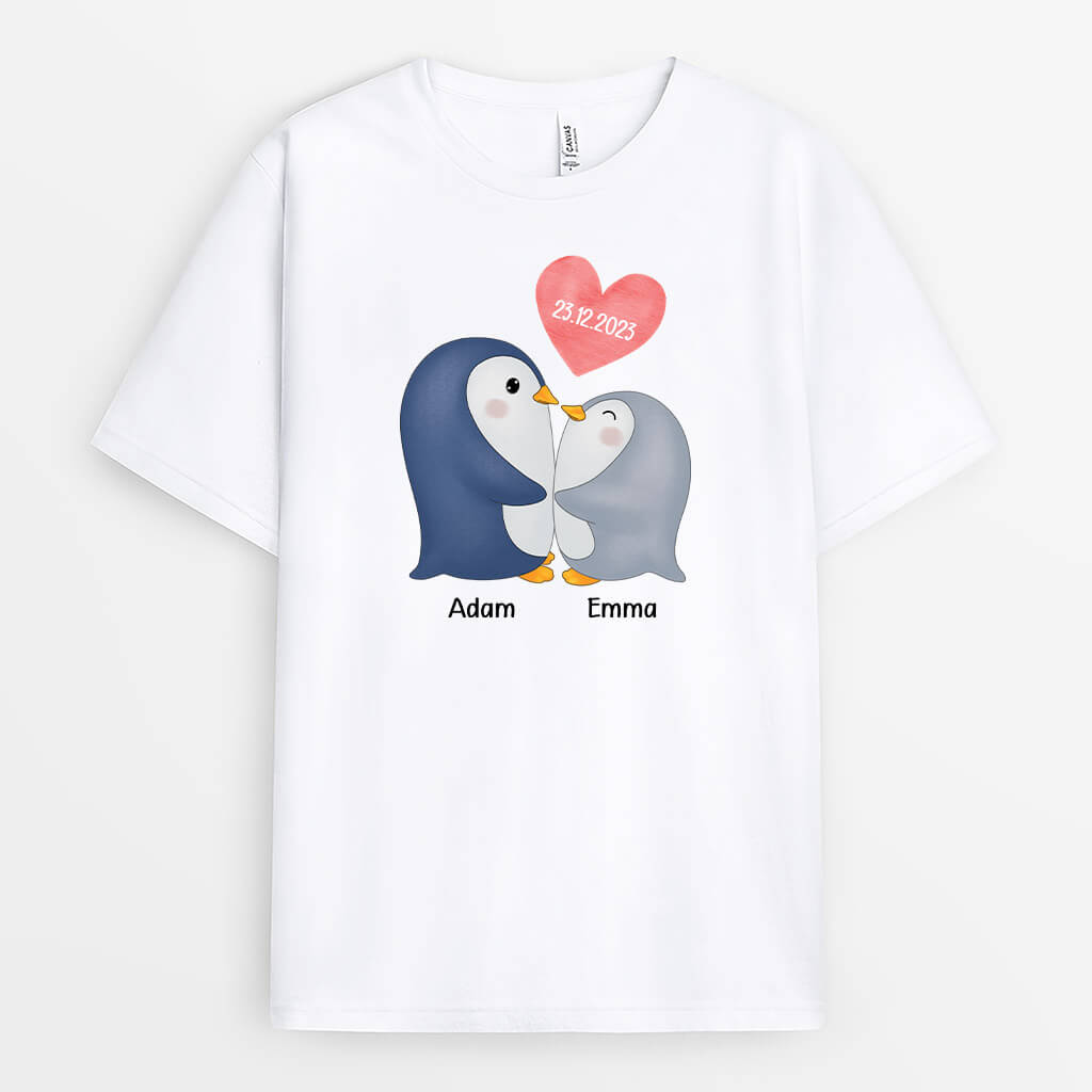 3288AFR1 le couple de manchots depuis t shirt personnalise couple_09bf862b bcb4 41d0 b59e d5e2b4c37944