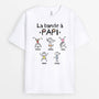 3290AFR1 la bande a papy espiegle version bonhommes allumettes tee shirt papy personnalisable