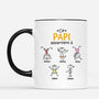 3291MFR2 mug personnalise ce papa appartient a bonhommes allumettes 3291m8l6b