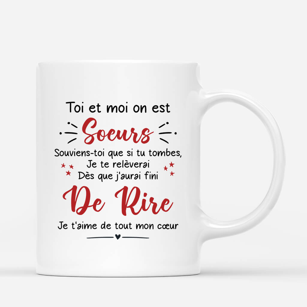 3297MFR3 toi et moi on est soeurs mug personnalise pour soeur