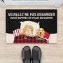 3311DFR2 veuillez ne pas deranger version chien paillasson personnalise chien