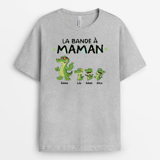 3321AFR2 la bande a papy version crocodiles en pastel t shirt grand pere