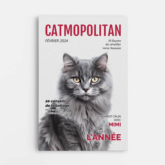 3326CFR1 catmopolitan toile personnalisee chat