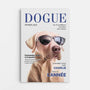 3326CFR1 dogue toile personnalisee chien